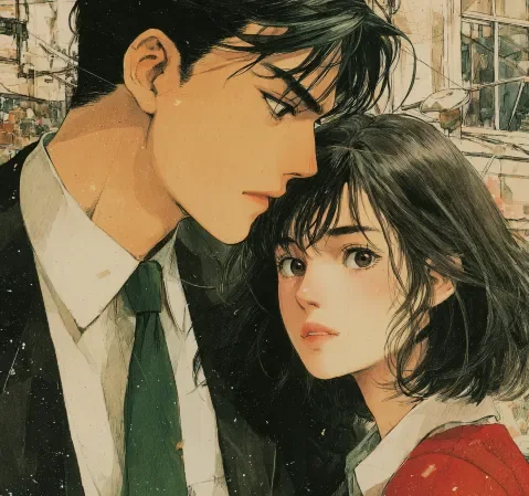 恋爱漫画《樱花落下的速度》封面